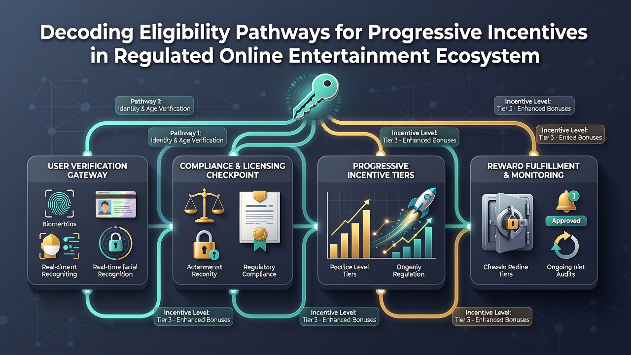 Dashboard screenshot showing tier progression, points accumulation, and unlocked incentives on a regulated gaming platform